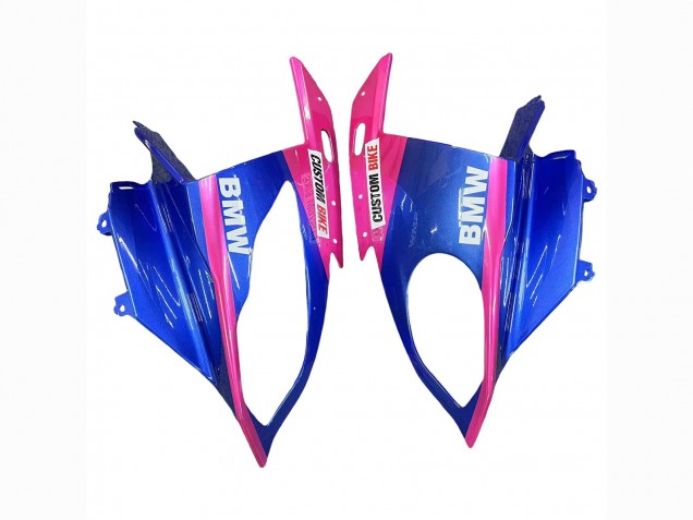 Billige BMW S1000RR Motorrad Verkleidung 2017-2018 - Rosa Blau Gelb Hai