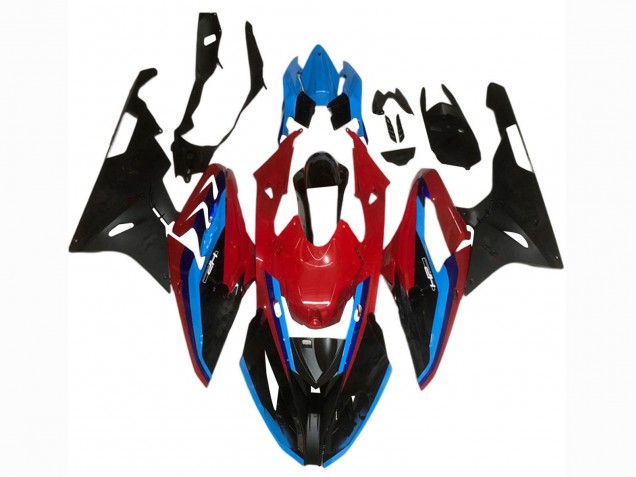 Billige BMW S1000RR Motorrad Verkleidung 2017-2018 - Blau Rot Schwarz