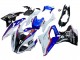 Billige BMW S1000RR Motorrad Verkleidung 2017-2018 - Weiss Blau Rot Glanzendes Schwarz