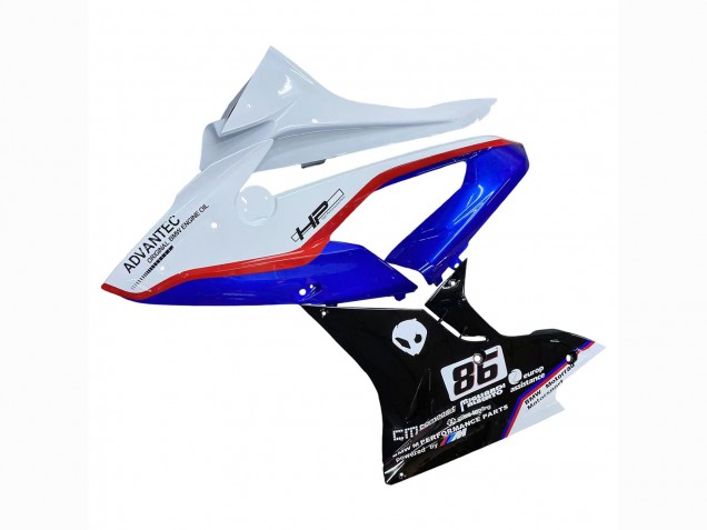 Billige BMW S1000RR Motorrad Verkleidung 2017-2018 - Weiss Blau Rot Glanzendes Schwarz