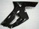 Billige Kawasaki ZX6R Motorrad Verkleidung 2003-2004 - Glanzendes Schwarz