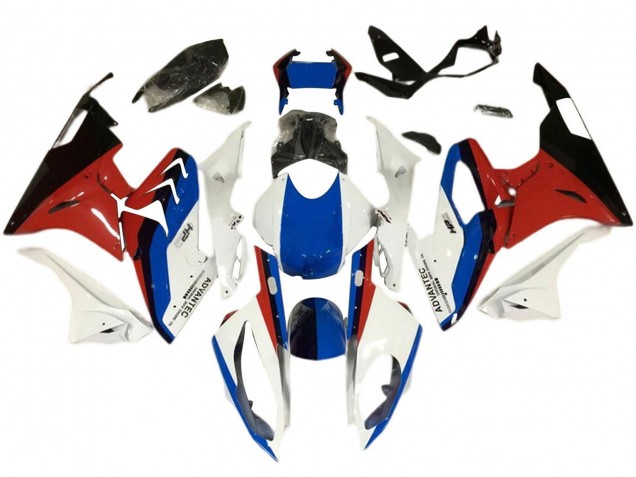 Billige BMW S1000RR Motorrad Verkleidung 2017-2018 - Weiss Blau Rot Schwarz