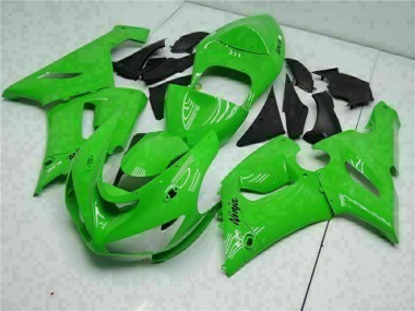 Billige Kawasaki ZX6R Motorrad Verkleidung 2005-2006 - Grun