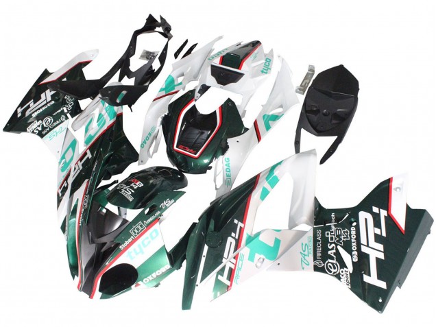 Billige BMW S1000RR Motorrad Verkleidung 2017-2018 - Weiss Grun