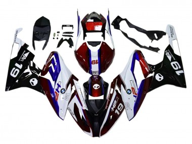 Billige BMW S1000RR Motorrad Verkleidung 2015-2016 - Weiss Rot Blau Schwarz