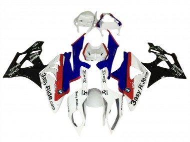 Billige BMW S1000RR Motorrad Verkleidung 2015-2016 - Weiss Rot Blau Glanzendes Schwarz