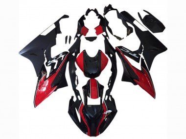 Billige BMW S1000RR Motorrad Verkleidung 2015-2016 - Rot Weiss Matt Schwarz