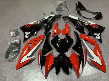 Billige BMW S1000RR Motorrad Verkleidung 2015-2016 - Weiss Rot Glanzendes Schwarz
