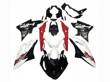 Billige BMW S1000RR Motorrad Verkleidung 2015-2016 - Weiss Rot Matt Schwarz