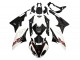 Billige BMW S1000RR Motorrad Verkleidung 2015-2016 - Weiss Schwarz Carbonfaser