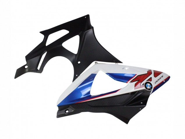 Billige BMW S1000RR Motorrad Verkleidung 2009-2014 - Weiss Blau Matt Schwarz