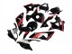 Billige BMW S1000RR Motorrad Verkleidung 2009-2014 - Rot Glanzendes Schwarz