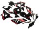 Billige BMW S1000RR Motorrad Verkleidung 2009-2014 - Rot Glanzendes Schwarz