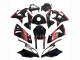 Billige BMW S1000RR Motorrad Verkleidung 2009-2014 - Rot Glanzendes Schwarz
