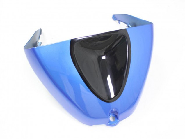 Billige Kawasaki ZX6R Motorrad Verkleidung 2005-2006 - Blau Gelb Schwarz Hai