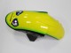 Billige Kawasaki ZX6R Motorrad Verkleidung 2005-2006 - Blau Gelb Schwarz Hai