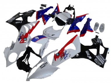 Billige BMW S1000RR Abs Verkleidungen 2009-2014 - Weiss Rot Blau Glanzendes Schwarz