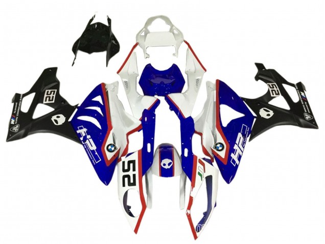 Billige BMW S1000RR Motorrad Verkleidungen Kit 2009-2014 - Weiss Rot Blau Schwarz HP