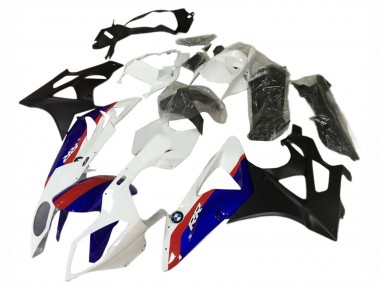 Billige BMW S1000RR Motorrad Verkleidung 2009-2014 - Weiss Rot Blau Schwarz