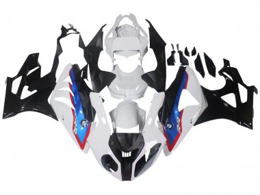 Billige BMW S1000RR Motorrad Verkleidung 2009-2014 - Weiss Rot Blau Glanzendes Schwarz HP Becker Carbon