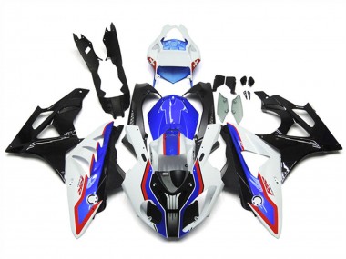 Billige BMW S1000RR Motorrad Verkleidung 2009-2014 - Weiss Rot Blau Glanzendes Schwarz Carbonfaser RR