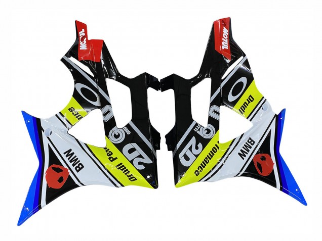 Billige BMW S1000RR Motorrad Verkleidung 2009-2014 - Blau Gelb Rot Schwarz Hai VR 46