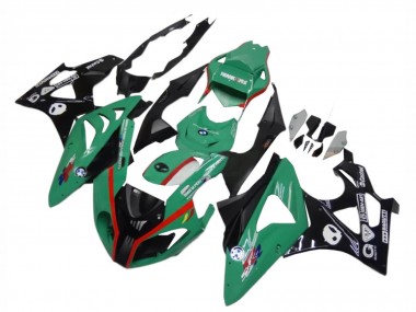 Billige BMW S1000RR Motorrad Verkleidung 2009-2014 - Grun Rot Schwarz