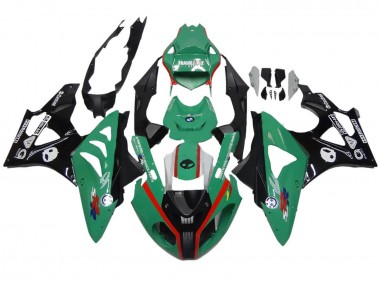 Billige BMW S1000RR Motorrad Verkleidung 2009-2014 - Grun Rot Schwarz