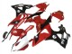 Billige BMW S1000RR Motorrad Verkleidung 2009-2014 - Rot Weiss Glanzendes Schwarz
