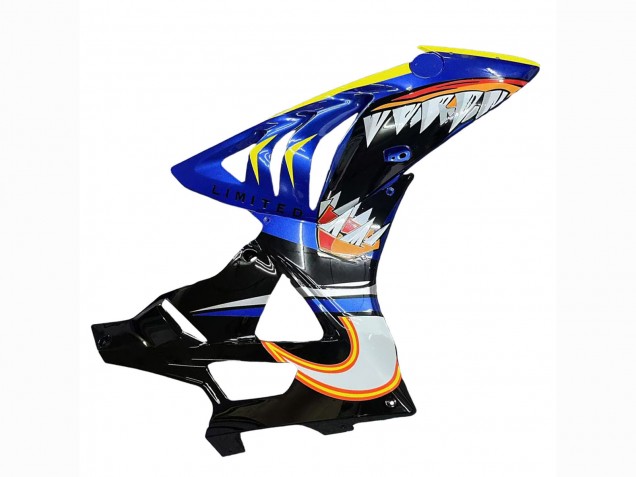 Billige BMW S1000RR Motorrad Verkleidung 2009-2014 - Rot Blau Gelb Hai