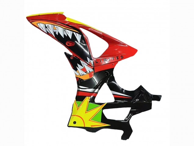 Billige BMW S1000RR Motorrad Verkleidung 2009-2014 - Rot Blau Gelb Hai