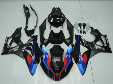 Billige BMW S1000RR Motorrad Verkleidung 2009-2014 - Blau Rot Matt Schwarz Castrol