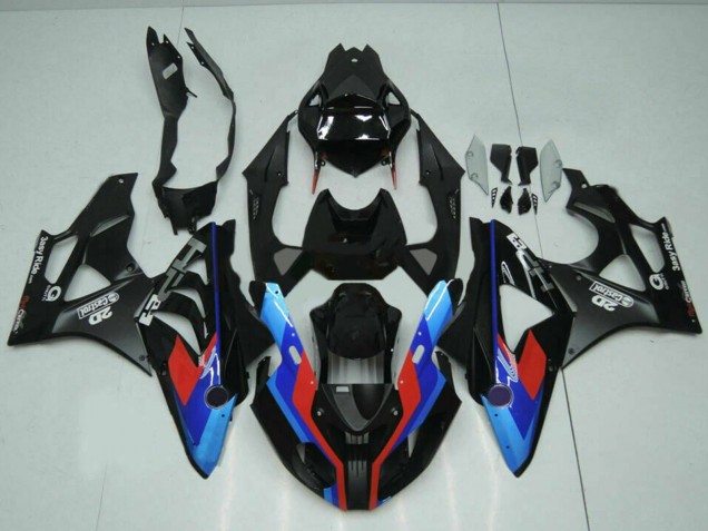 Billige BMW S1000RR Motorrad Verkleidung 2009-2014 - Blau Rot Matt Schwarz Castrol