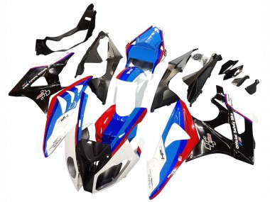 Billige BMW S1000RR Komplette Abs Verkleidung 2009-2014 - Weiss Rot Blau Glanzendes Schwarz