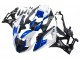 Billige BMW S1000RR Motorrad Verkleidung 2009-2014 - Weiss Blau Glanzendes Schwarz Castrol