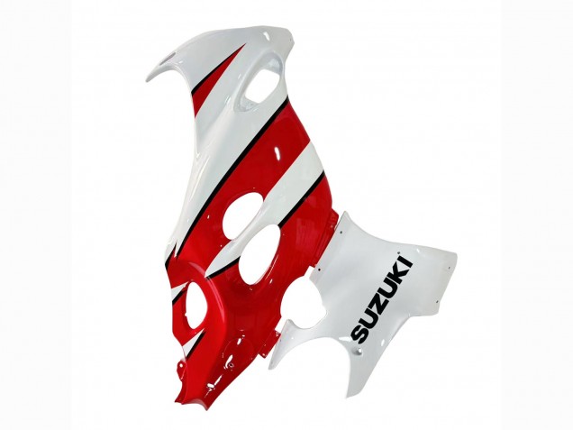Billige Suzuki GSX600F/GSX750F Motorrad Verkleidung 2004-2006 - Weiss Rot