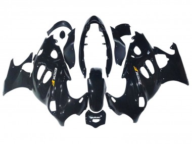 Billige Suzuki GSX600F/GSX750F Motorrad Verkleidung 2004-2006 - Glanzendes Schwarz