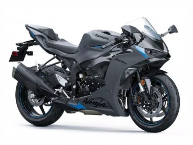 Billige Kawasaki ZX6R Motorrad Verkleidung 2023-2025 - Grau Ninja