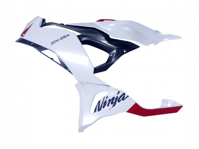 Billige Kawasaki ZX6R Motorrad Verkleidung 2023-2025 - Perl Weiss Schwarz Rot