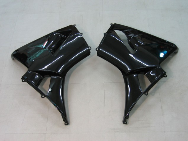Billige Honda CBR600RR Motorrad Verkleidung 2003-2004 - Glanzendes Schwarz Rot Aufkleber
