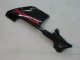 Billige Honda CBR600RR Motorrad Verkleidung 2003-2004 - Glanzendes Schwarz Rot Aufkleber
