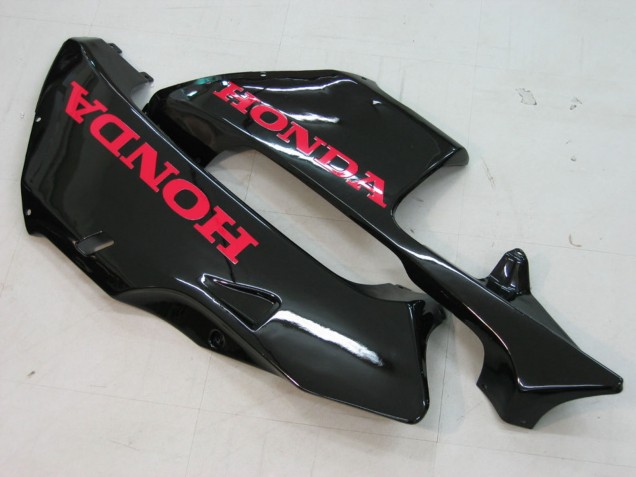 Billige Honda CBR600RR Motorrad Verkleidung 2003-2004 - Glanzendes Schwarz Rot Aufkleber