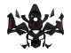 Billige Honda CBR600RR Motorrad Verkleidung 2003-2004 - Glanzendes Schwarz Rot Aufkleber