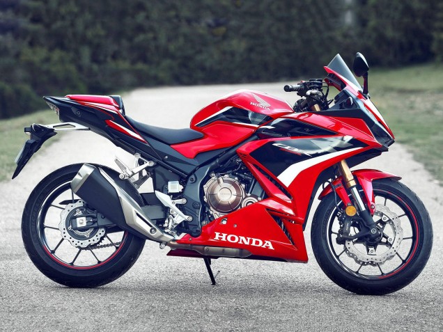 Billige Honda CBR500R Motorrad Verkleidung 2022-2023 - Rot Weiss Schwarz
