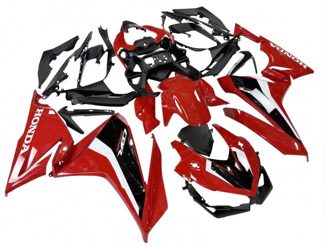 Billige Honda CBR500R Motorrad Verkleidung 2022-2023 - Rot Weiss Schwarz