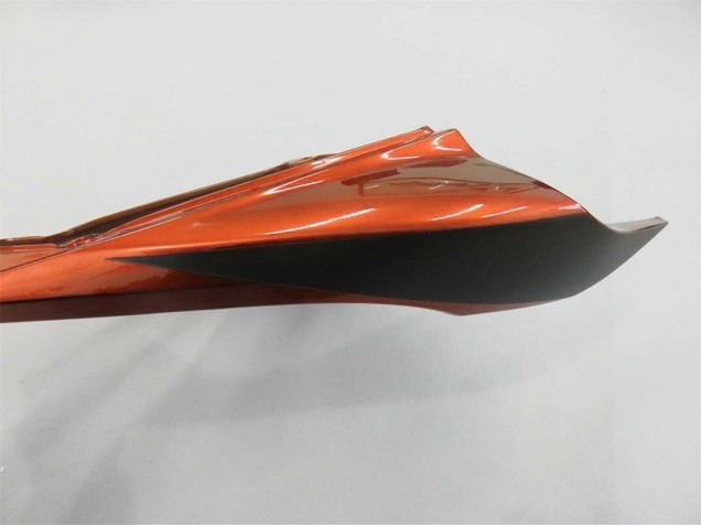 Billige Honda CBR600RR Motorrad Verkleidung Kit 2007-2008 - Orange Matt Schwarz