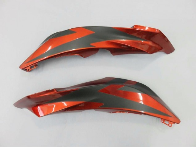 Billige Honda CBR600RR Motorrad Verkleidung Kit 2007-2008 - Orange Matt Schwarz