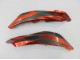 Billige Honda CBR600RR Motorrad Verkleidung Kit 2007-2008 - Orange Matt Schwarz