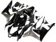 Billige Honda CBR600RR Motorrad Verkleidung Kit 2007-2008 - Silber Glanzendes Schwarz