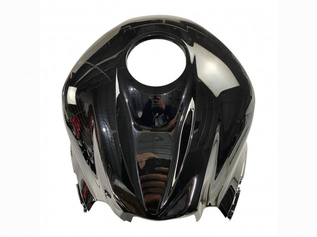 Billige Honda CBR600RR Motorrad Verkleidung Kit 2007-2008 - Silber Glanzendes Schwarz